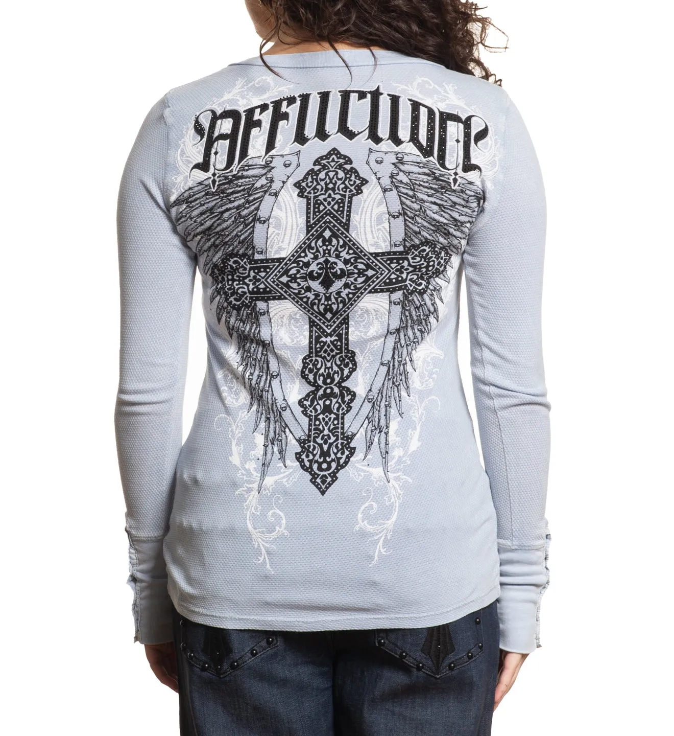 Arctic Light LS Henley sold by Affliction product image thumbnail 2