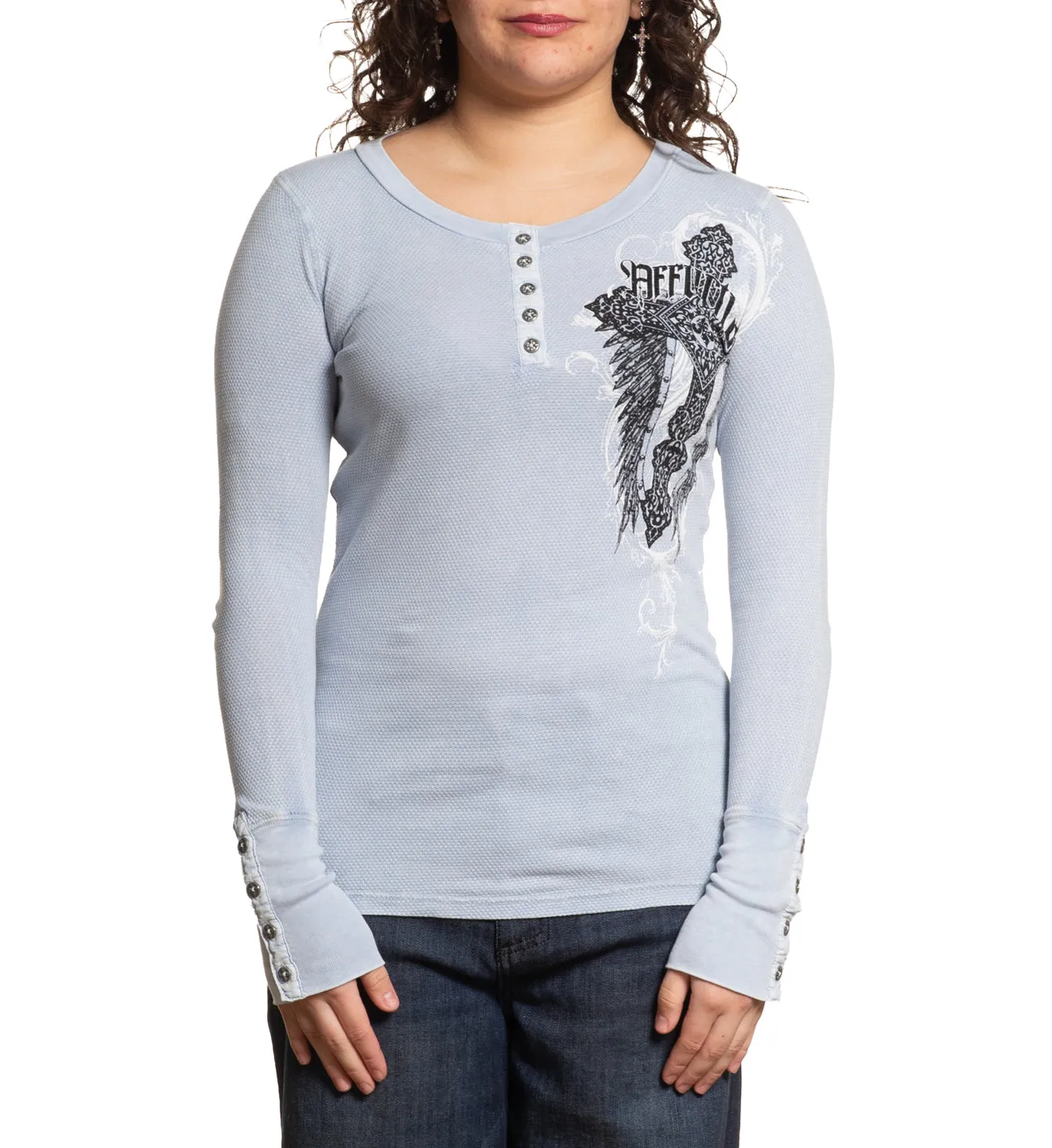 Arctic Light LS Henley sold by Affliction