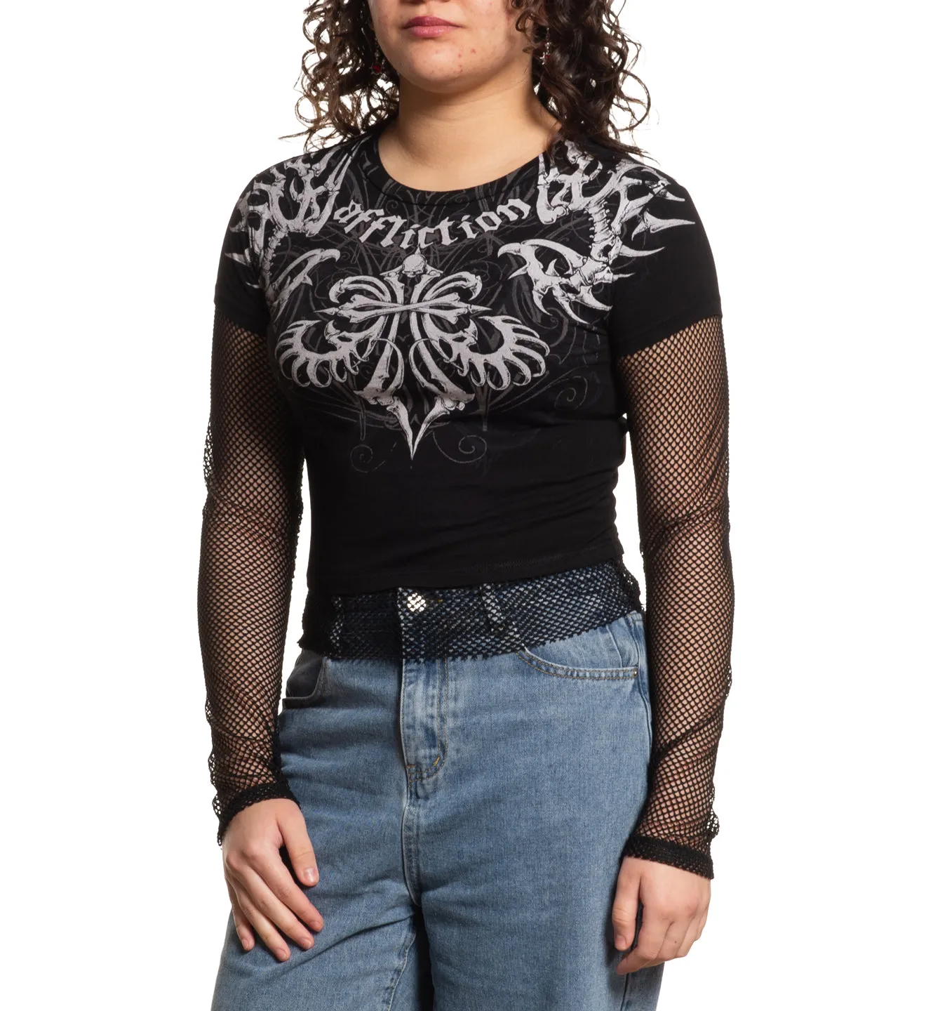 Skeleton Crop 2fer sold by Affliction product image thumbnail 4