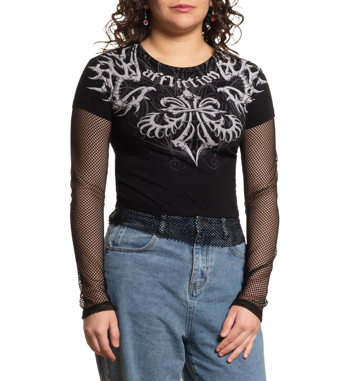 Skeleton Crop 2fer sold by Affliction product image thumbnail 3