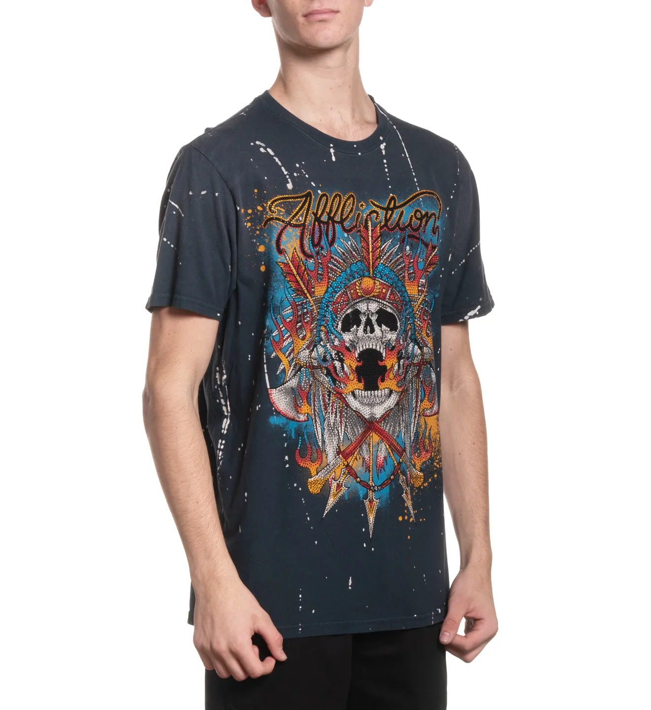Screaming Heat Tee sold by Affliction product image thumbnail 4