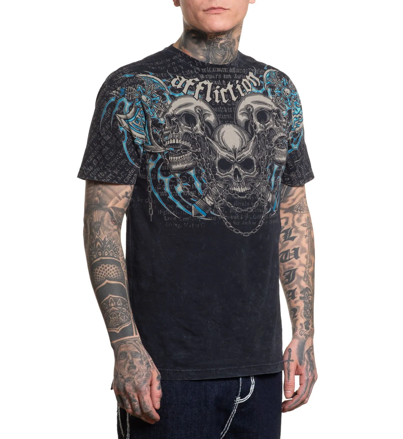 Chained Revenge Tee sold by Affliction product image thumbnail 4