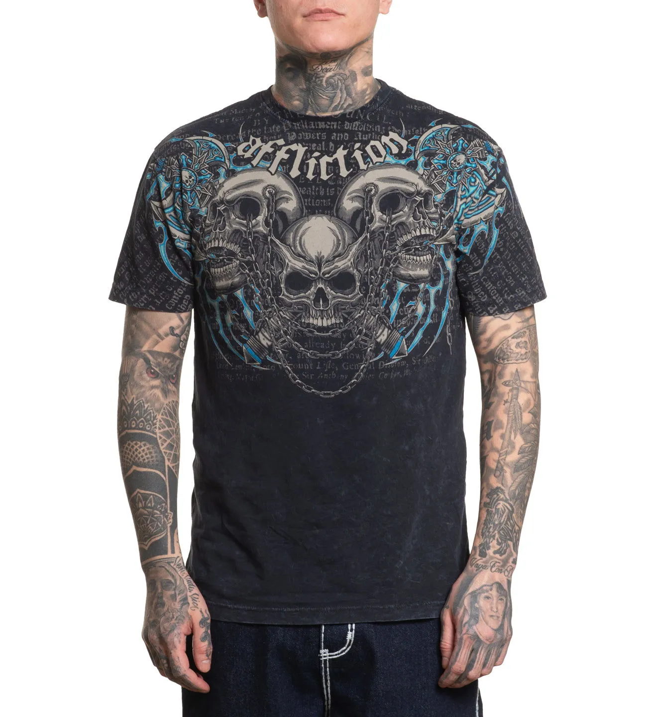 Chained Revenge Tee sold by Affliction