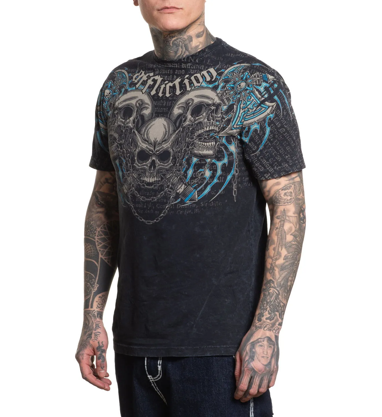 Chained Revenge Tee sold by Affliction product image thumbnail 3