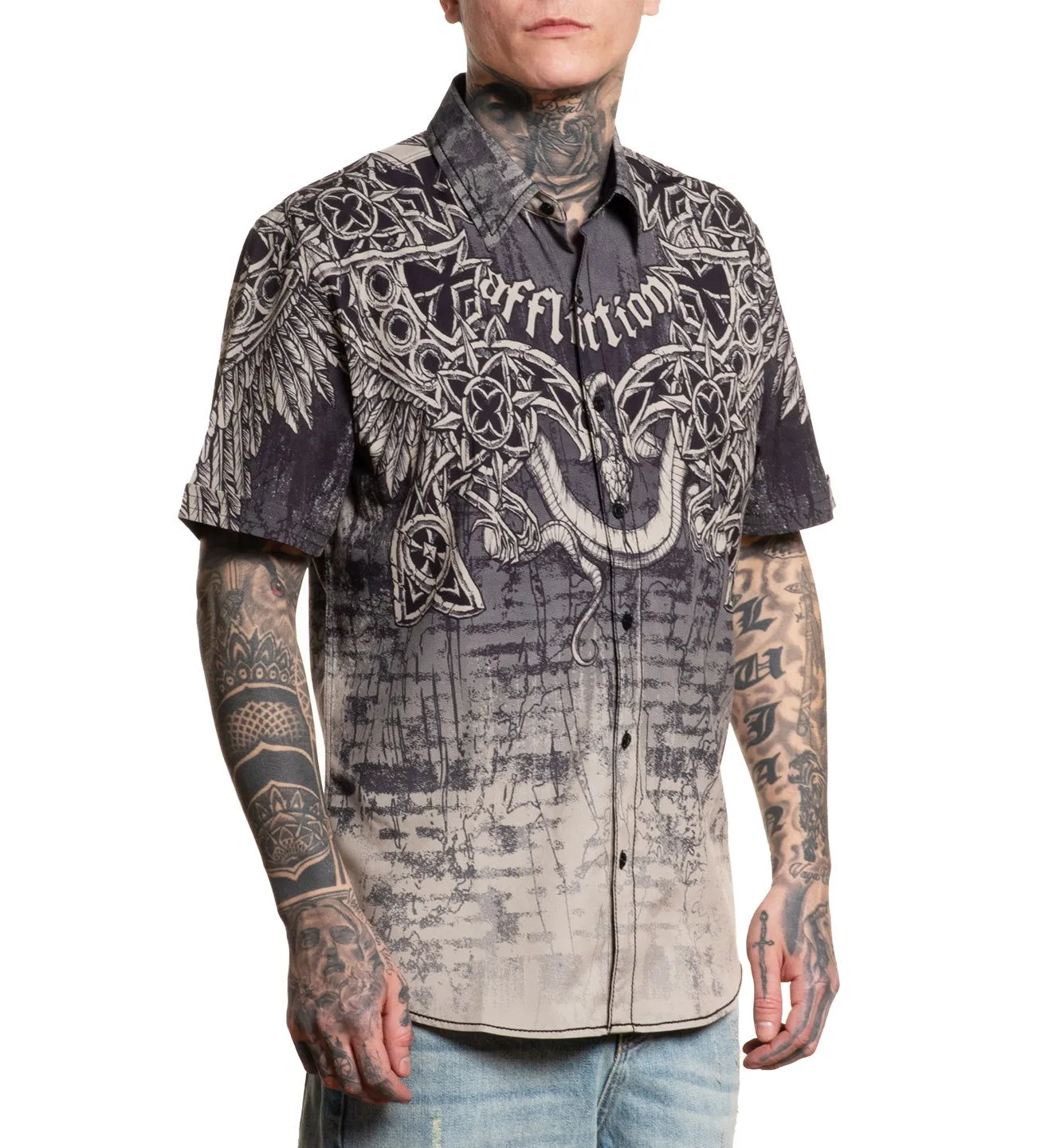 Vengeful Scream Shirt sold by Affliction