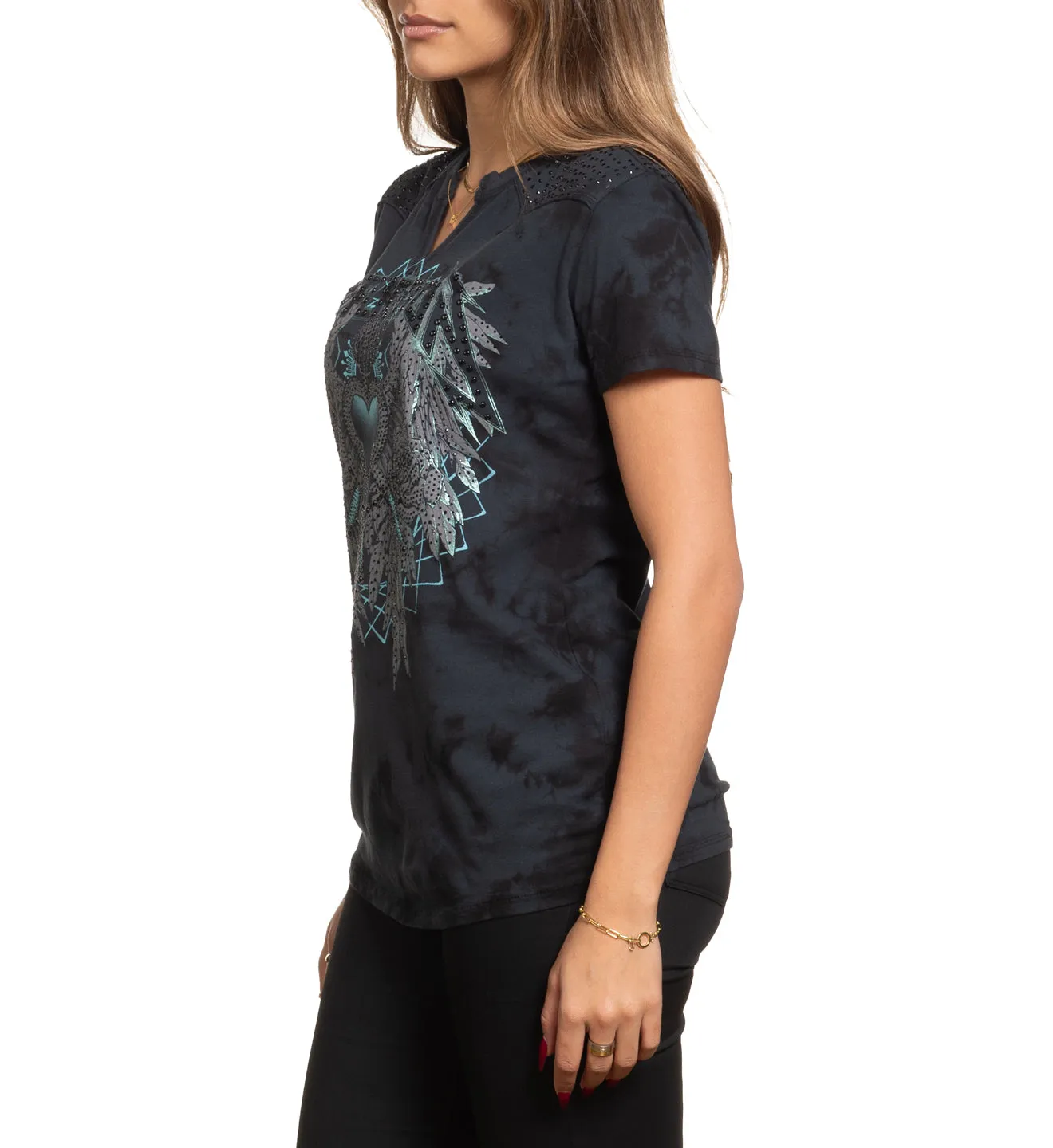 Pierced Heart Tour Tee sold by Affliction product image thumbnail 3