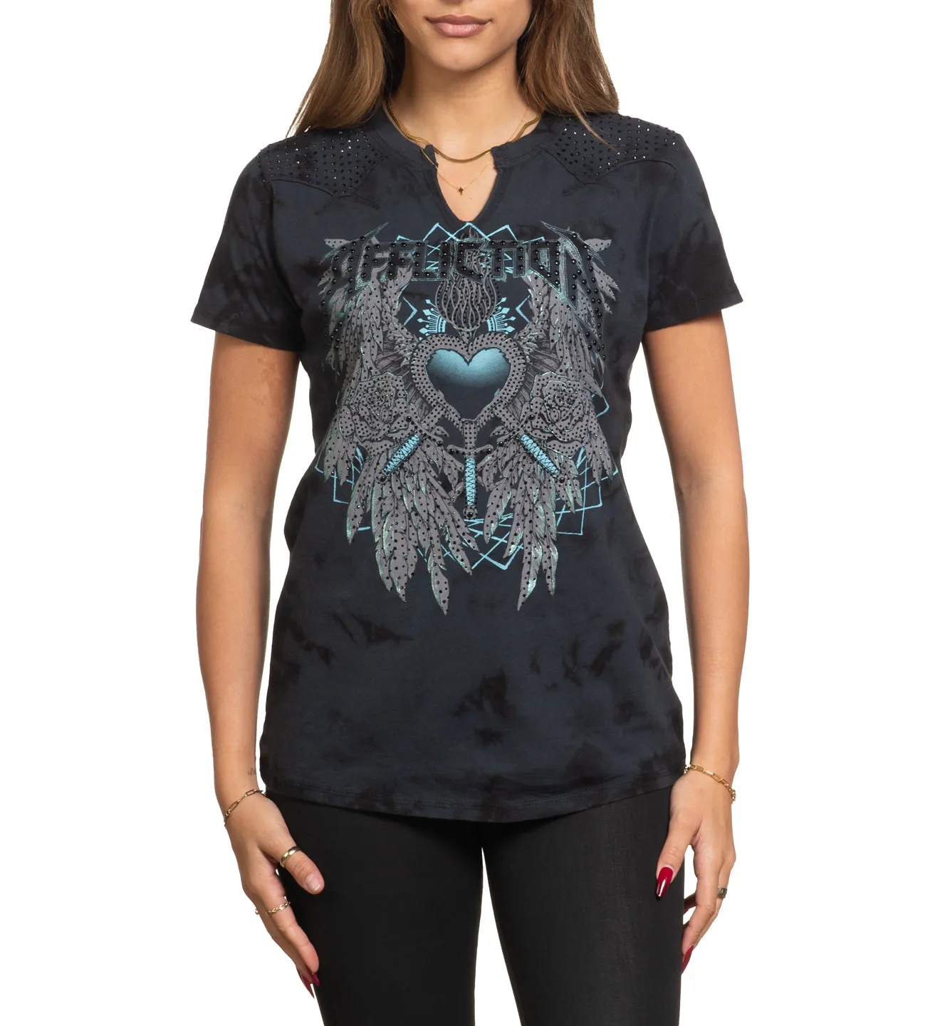 Pierced Heart Tour Tee sold by Affliction
