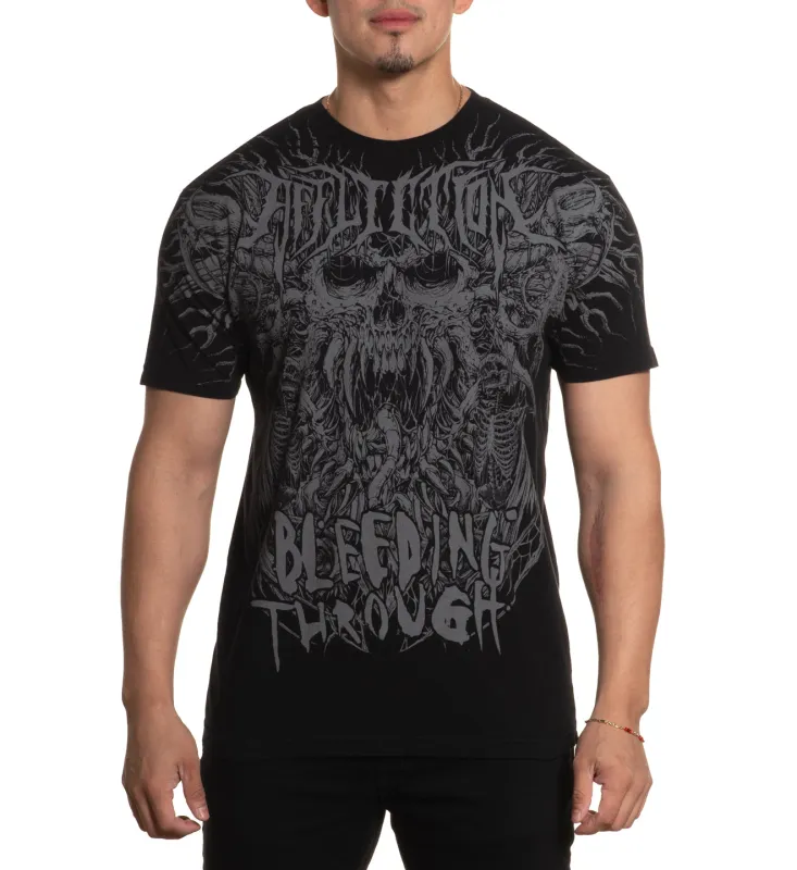 Bleeding Through Tee sold by Affliction