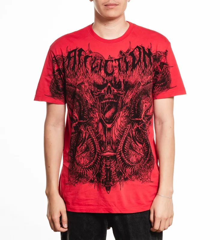 Caustic Abyss Tee sold by Affliction