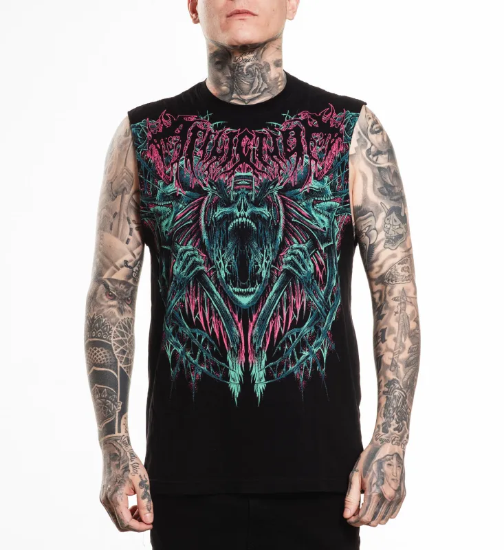 Pale Sky Muscle Tank sold by Affliction