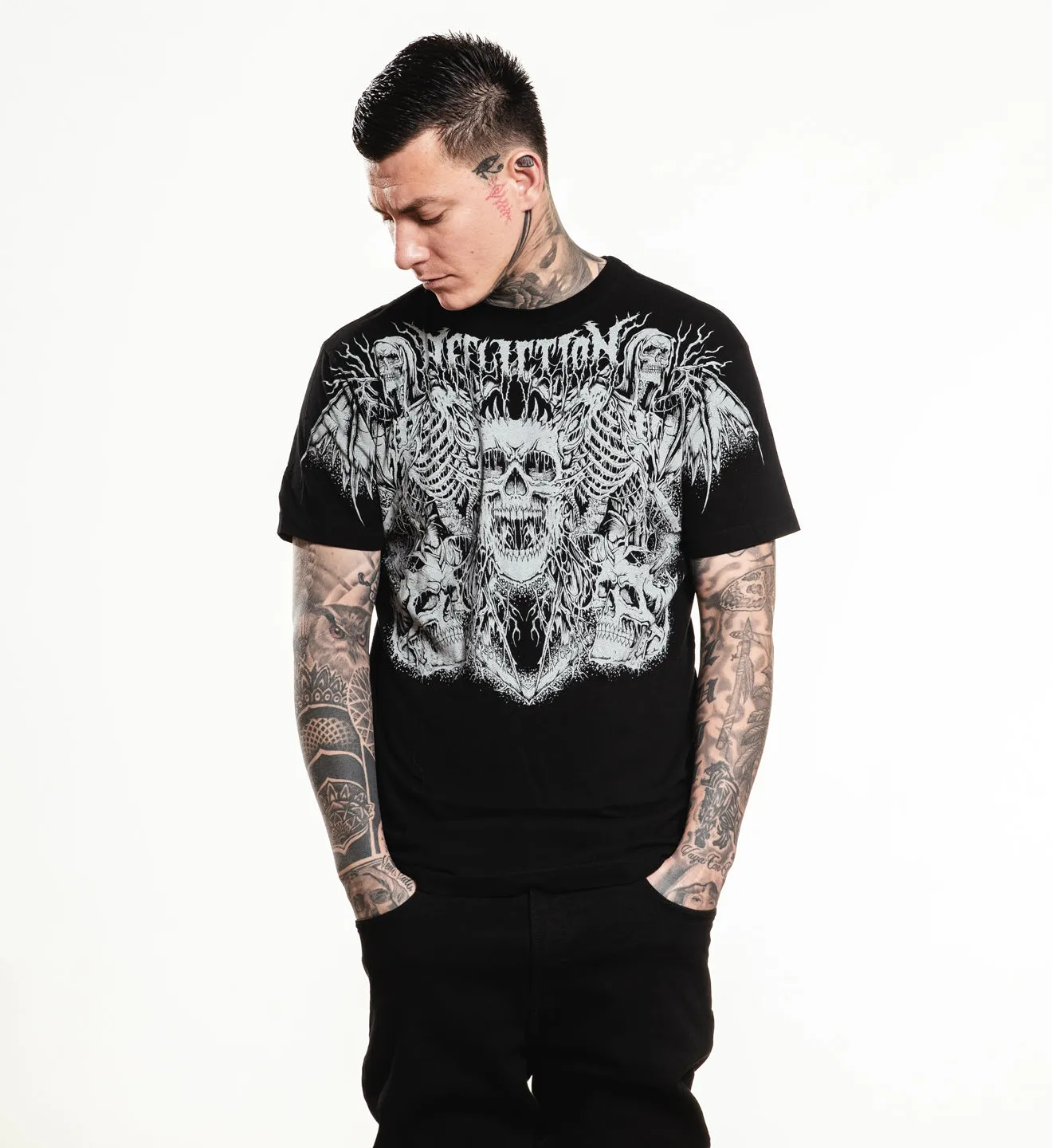 Horror Swarm Tee sold by Affliction product image thumbnail 3