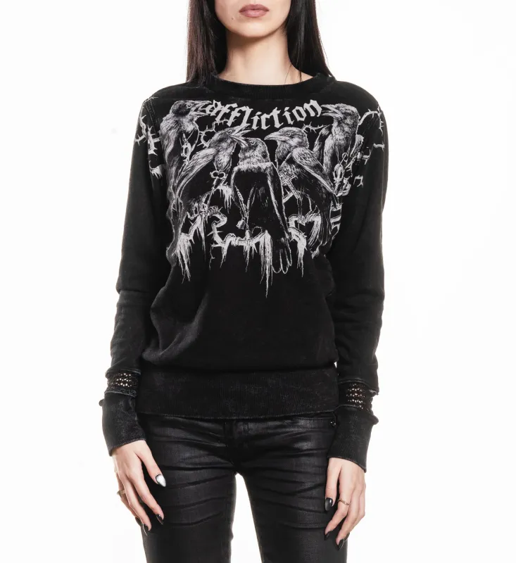 Crows LS Crewneck sold by Affliction