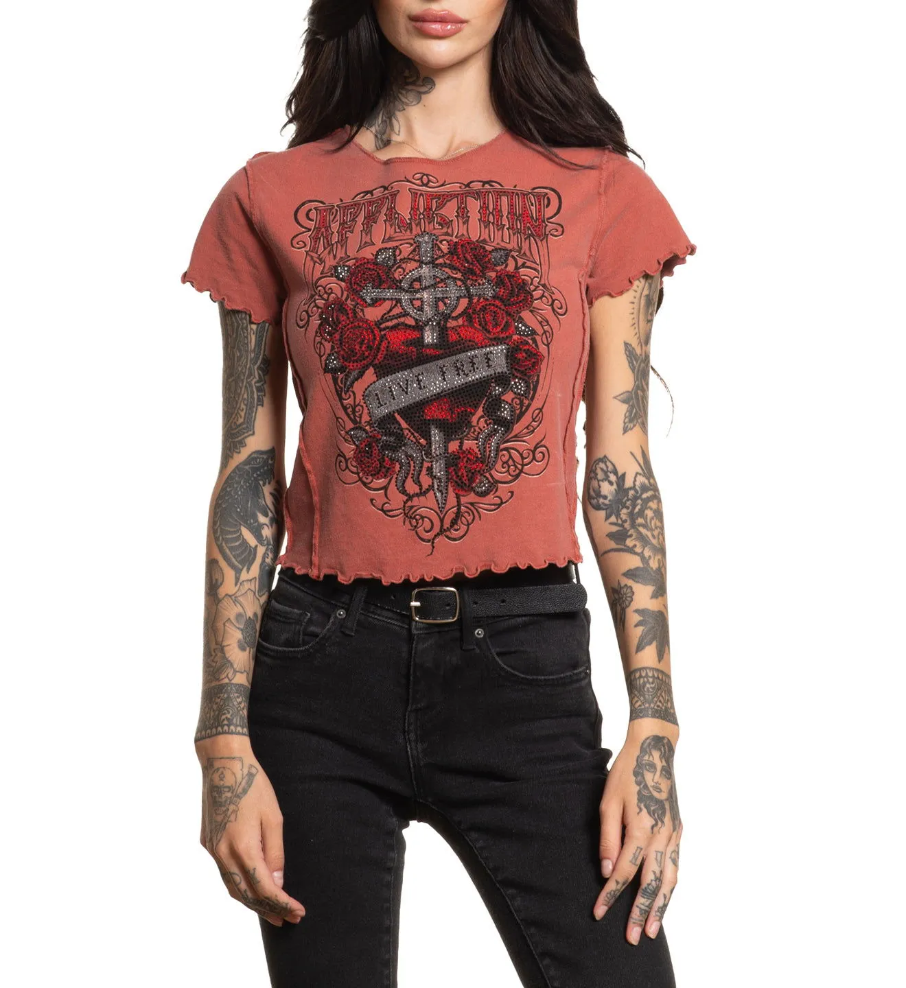 Stainglass Tee sold by Affliction