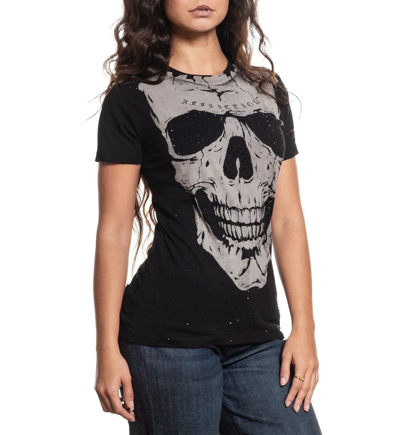 Skull Diamonds Tee sold by Affliction product image thumbnail 5