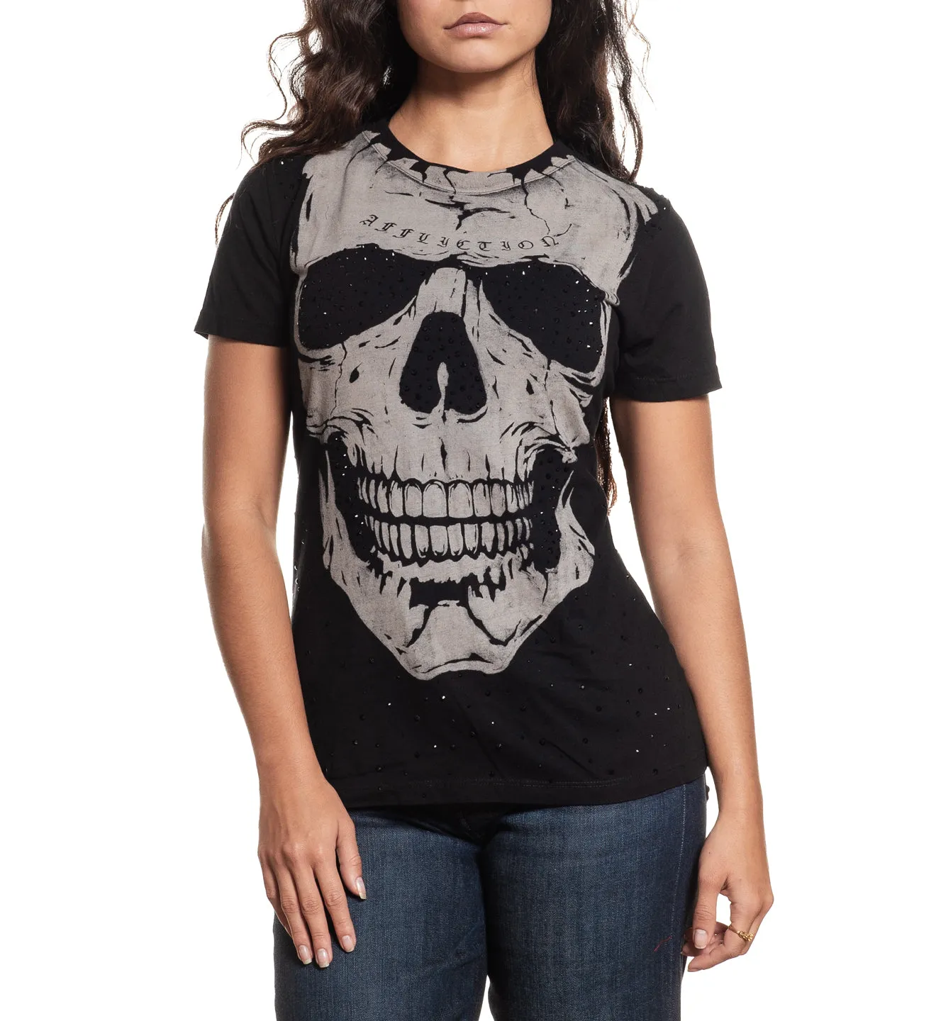 Skull Diamonds Tee sold by Affliction