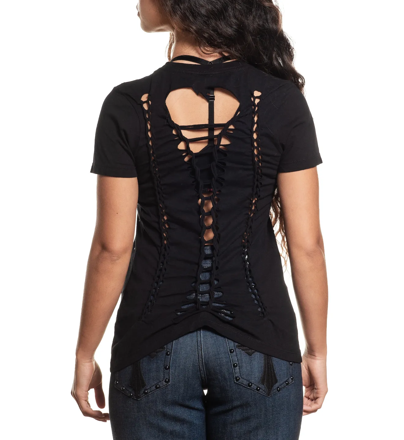 Skull Diamonds Tee sold by Affliction product image thumbnail 3