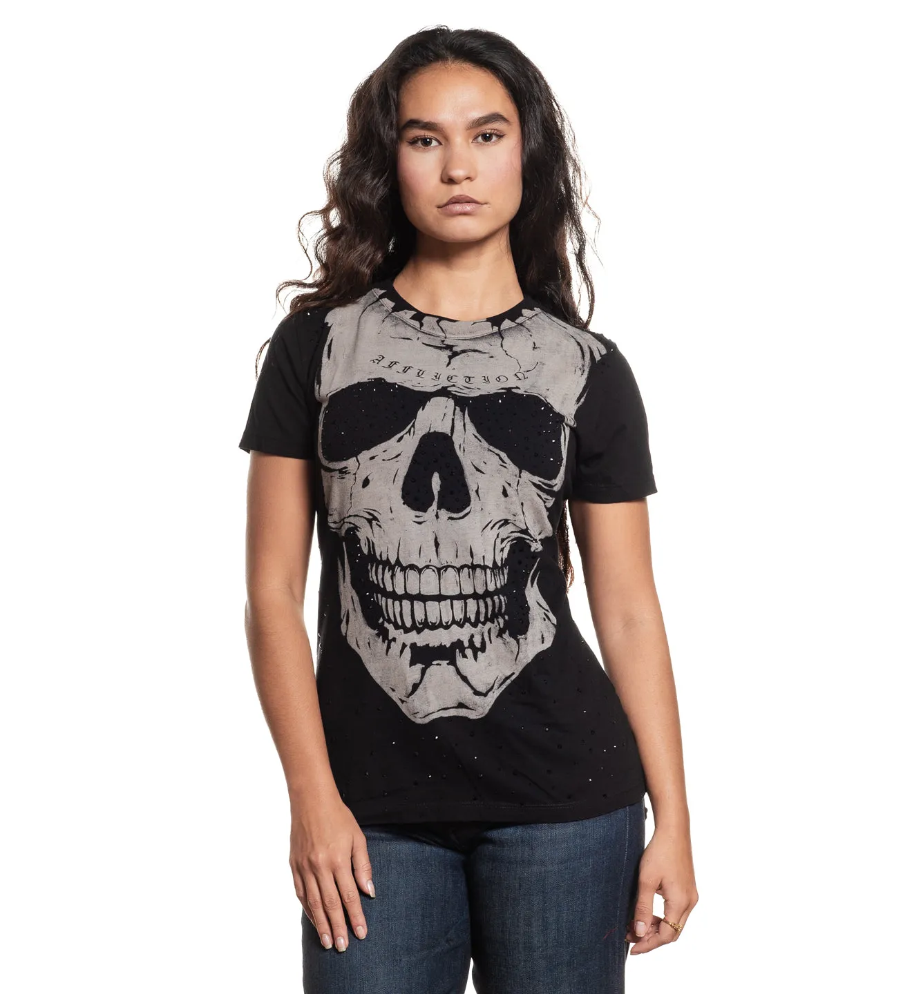 Skull Diamonds Tee sold by Affliction product image thumbnail 2