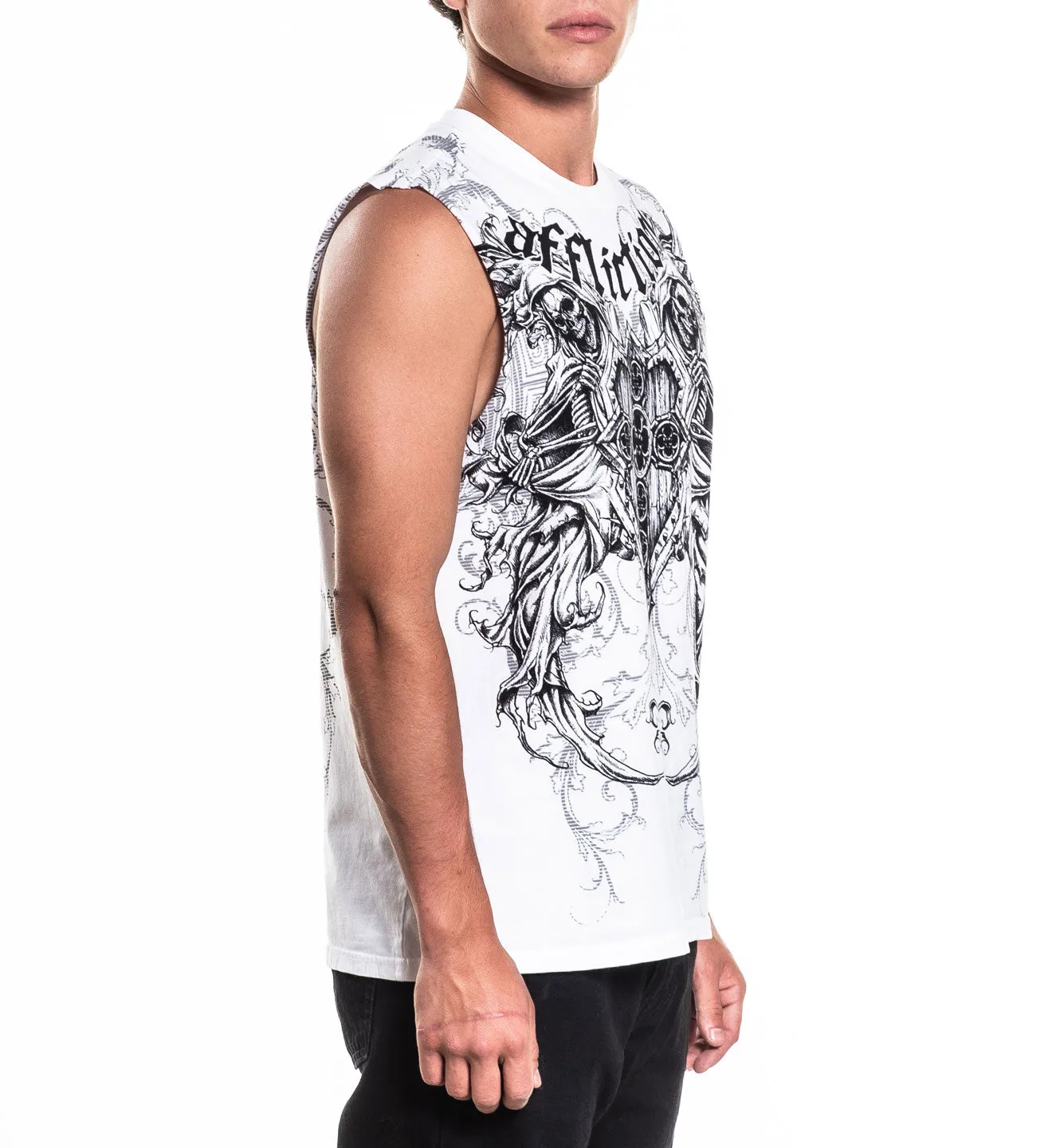 Repent Muscle Tank sold by Affliction product image thumbnail 4