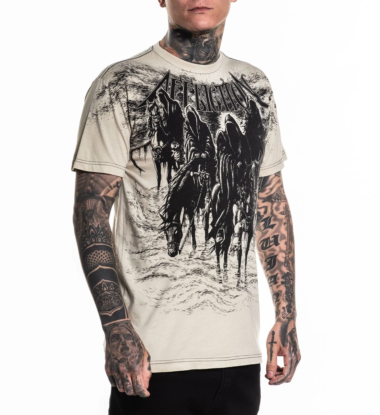 Black Night Tee sold by Affliction product image thumbnail 5