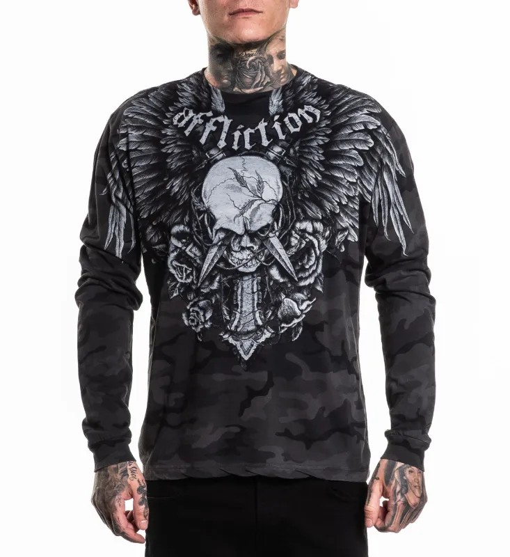 Crossed Over LS Tee sold by Affliction