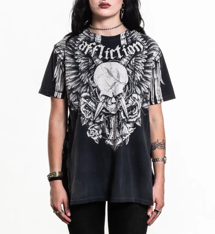 Crossed Over Tee made by Affliction