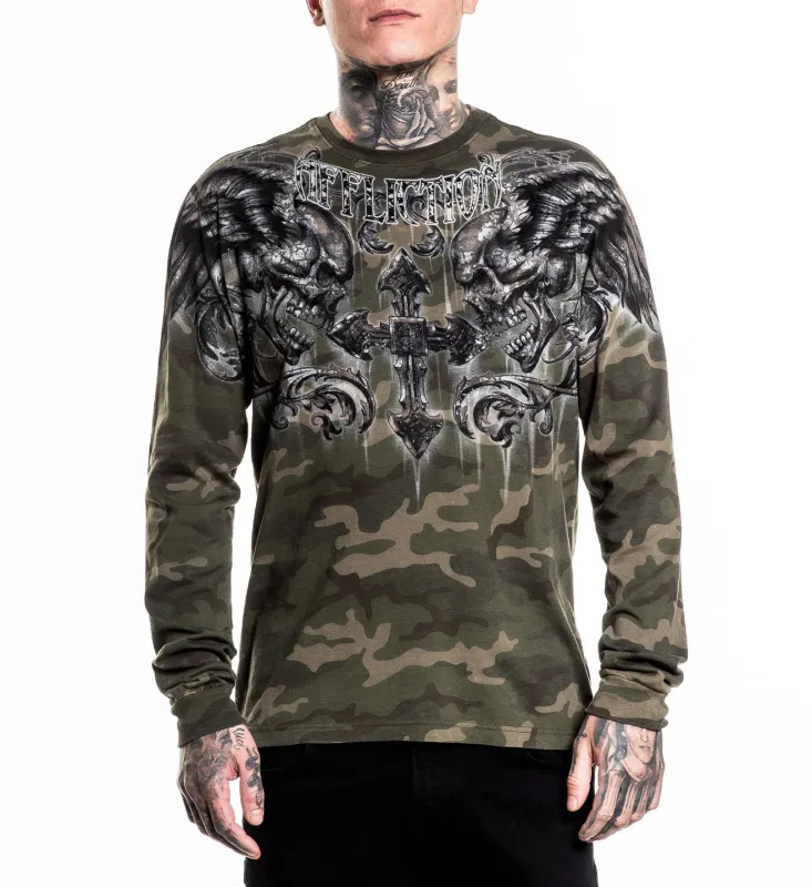 Fragmented LS Tee sold by Affliction