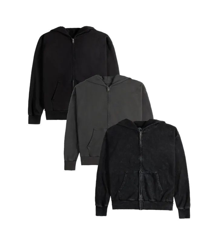 Standard Series Zip-Up Hoodie 3 Pack sold by Affliction