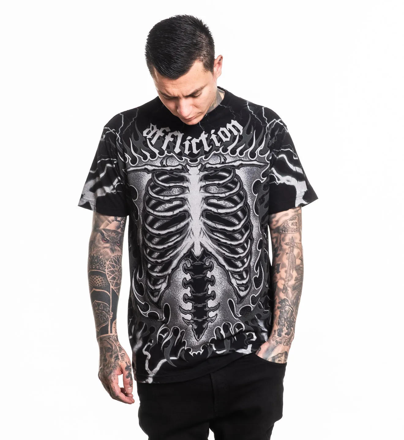 Melted Bone Tee sold by Affliction product image thumbnail 2