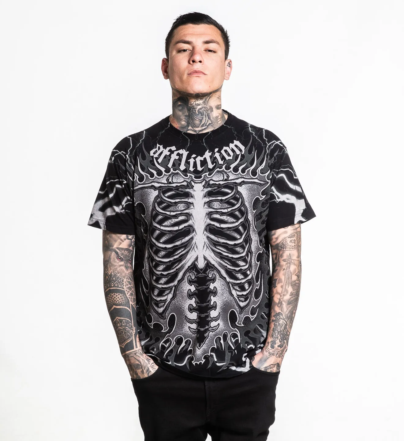 Melted Bone Tee sold by Affliction product image thumbnail 3