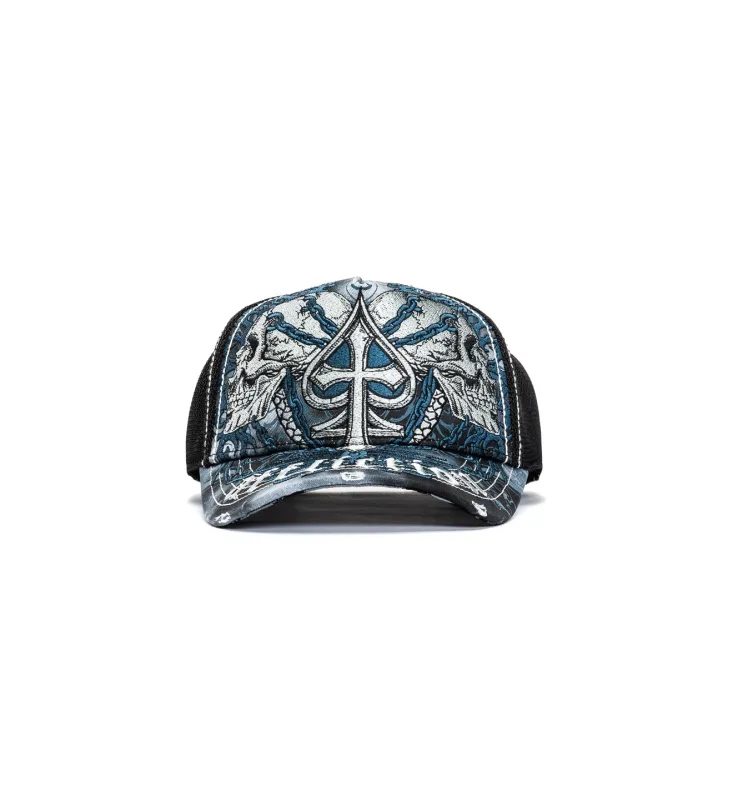 Charred Martyr Hat sold by Affliction
