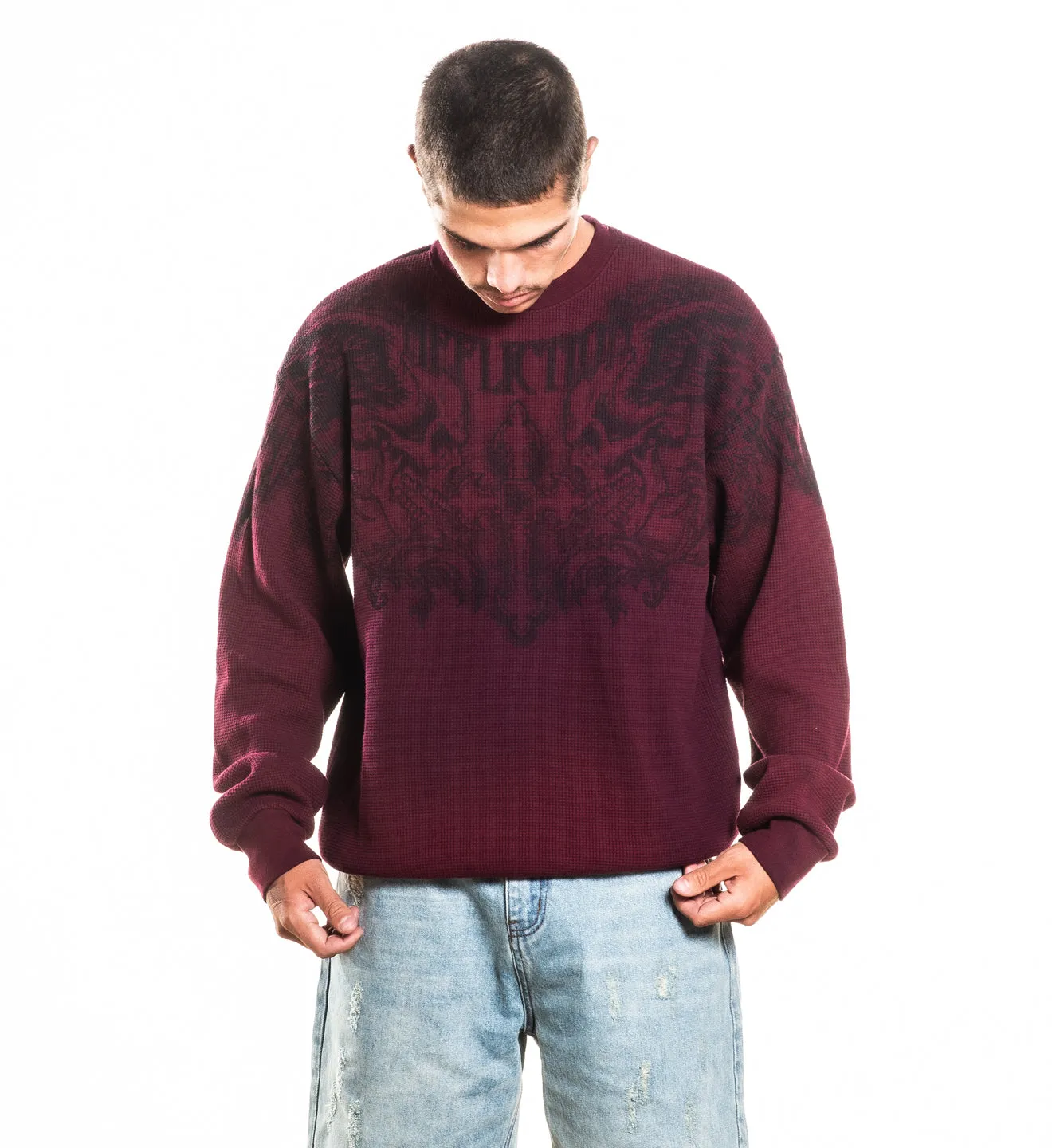 Winged Up LS Thermal sold by Affliction product image thumbnail 3