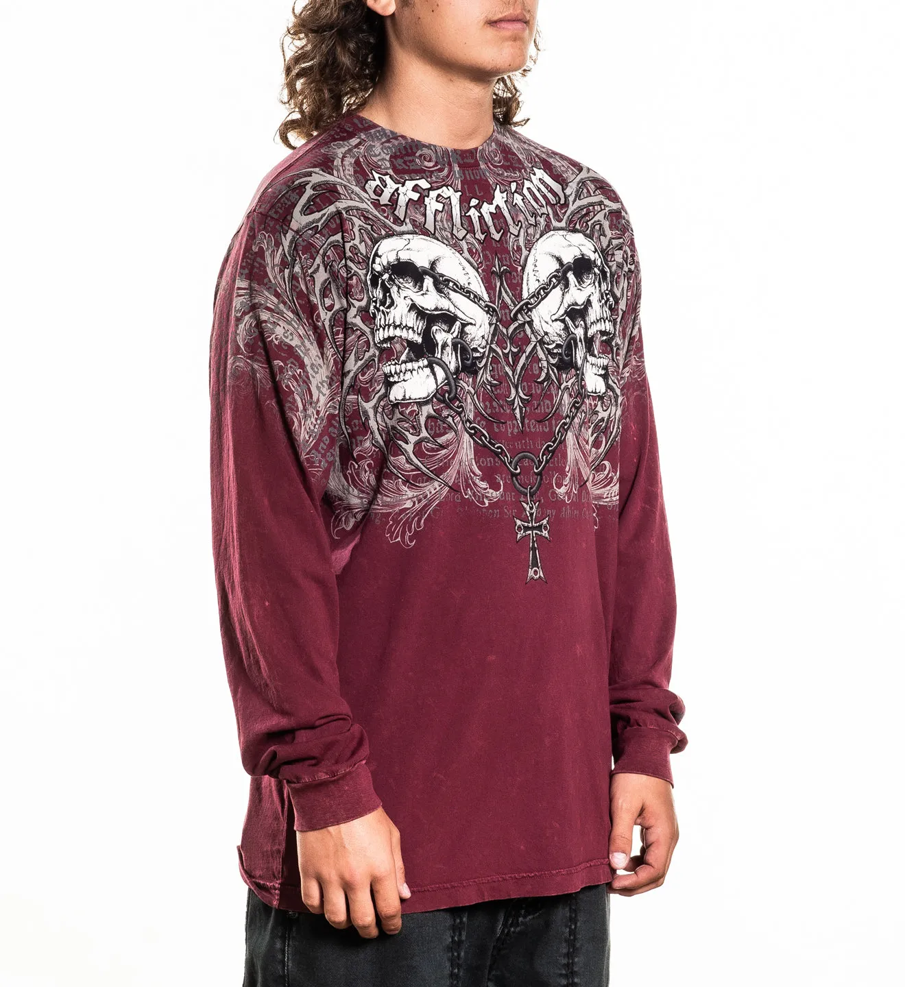 Collapse LS Tee sold by Affliction product image thumbnail 5