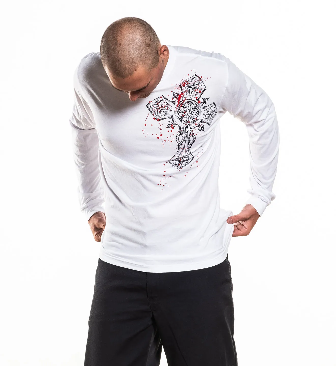 Spiker LS Tee sold by Affliction product image thumbnail 5