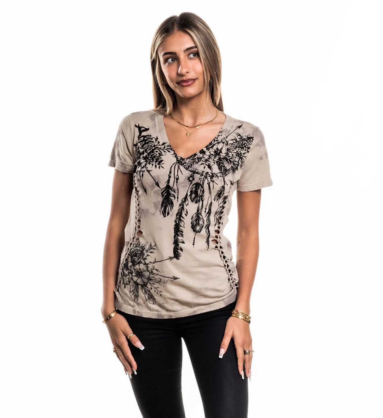 Anemone Tee sold by Affliction product image thumbnail 4