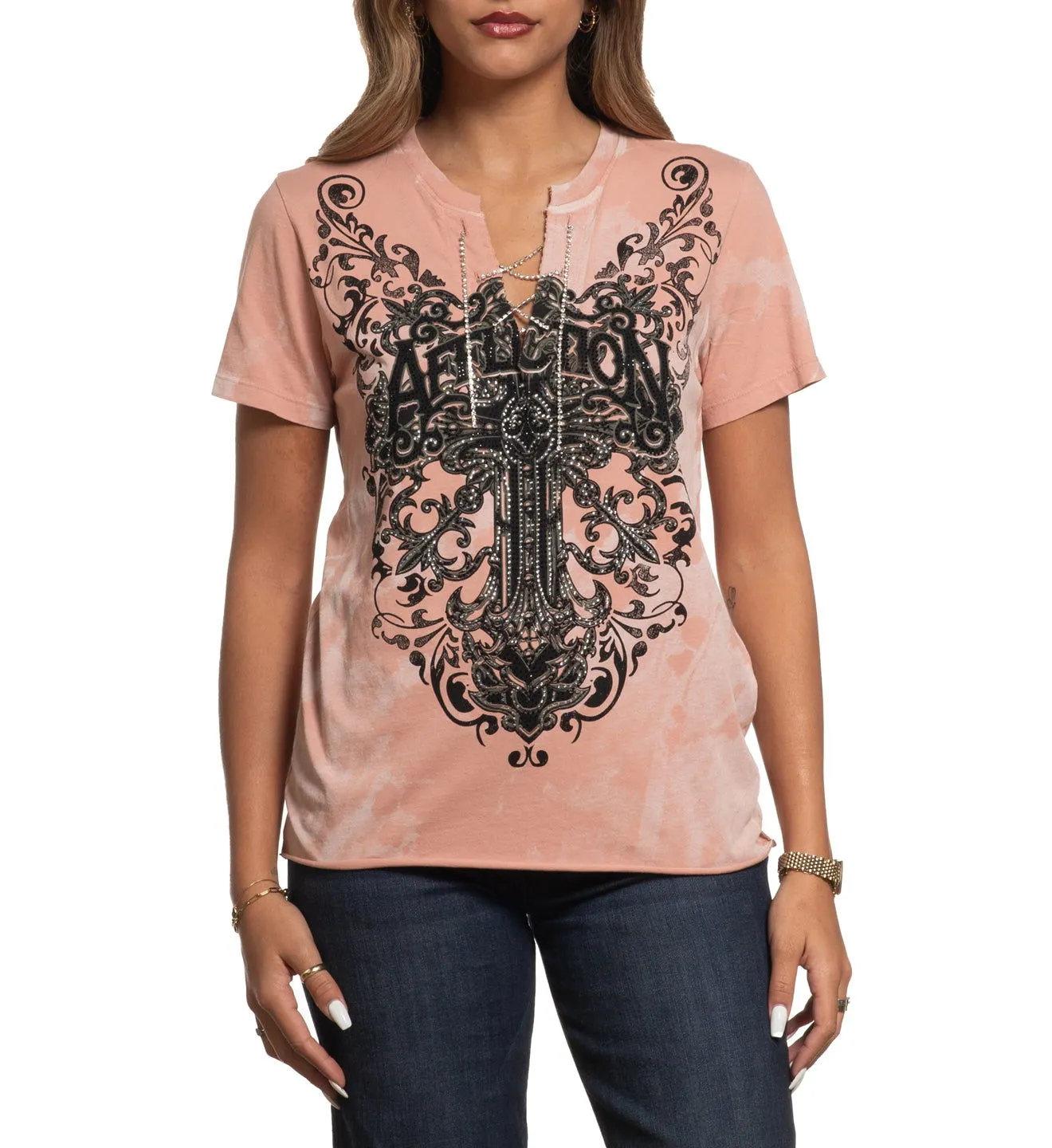 Wichita Gold Tee sold by Affliction