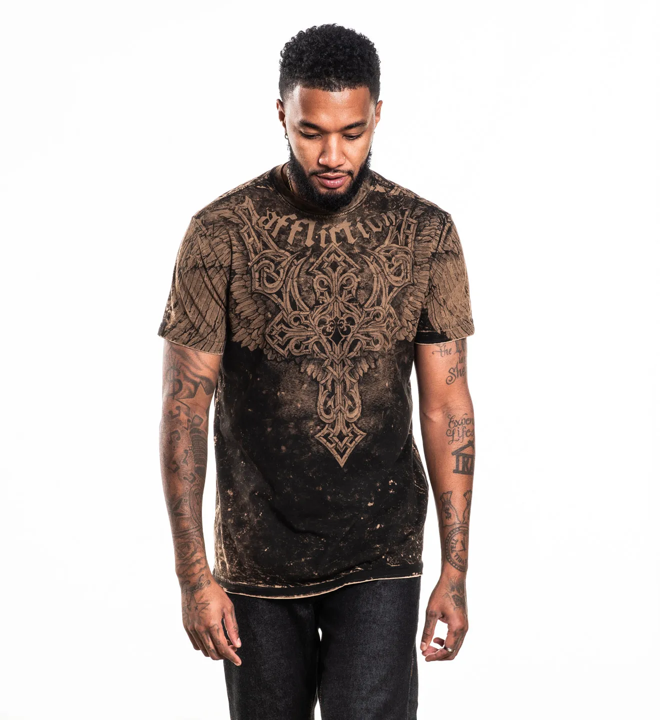 Eternal Throne Reversible Tee sold by Affliction product image thumbnail 3
