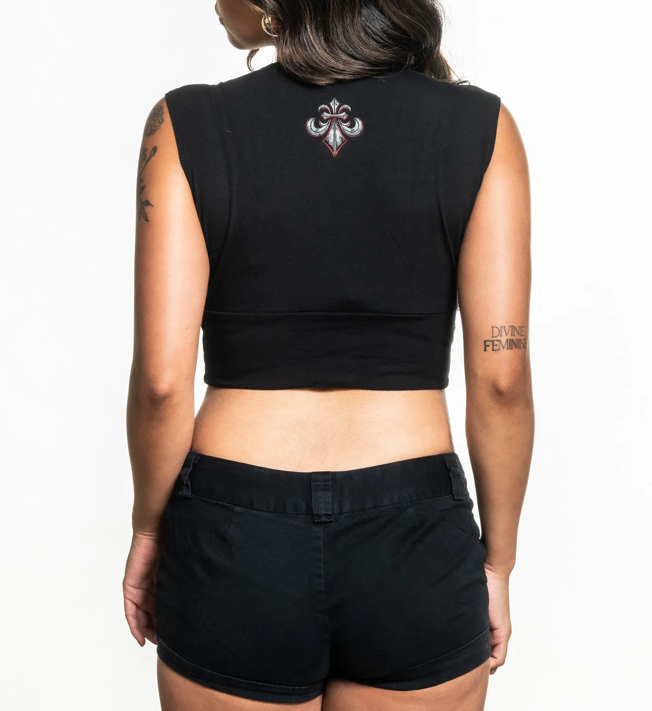 Crimson Wasteland Deep V Top sold by Affliction product image thumbnail 5