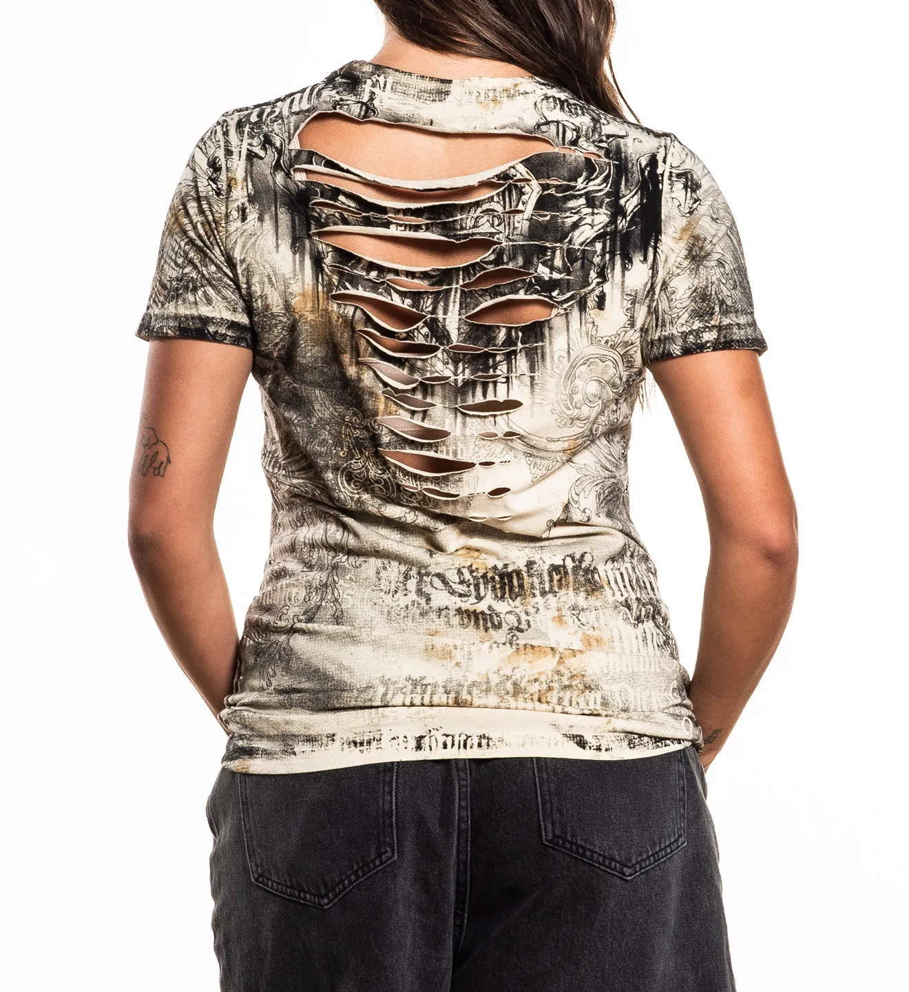 Misguided Saint Tee sold by Affliction product image thumbnail 4