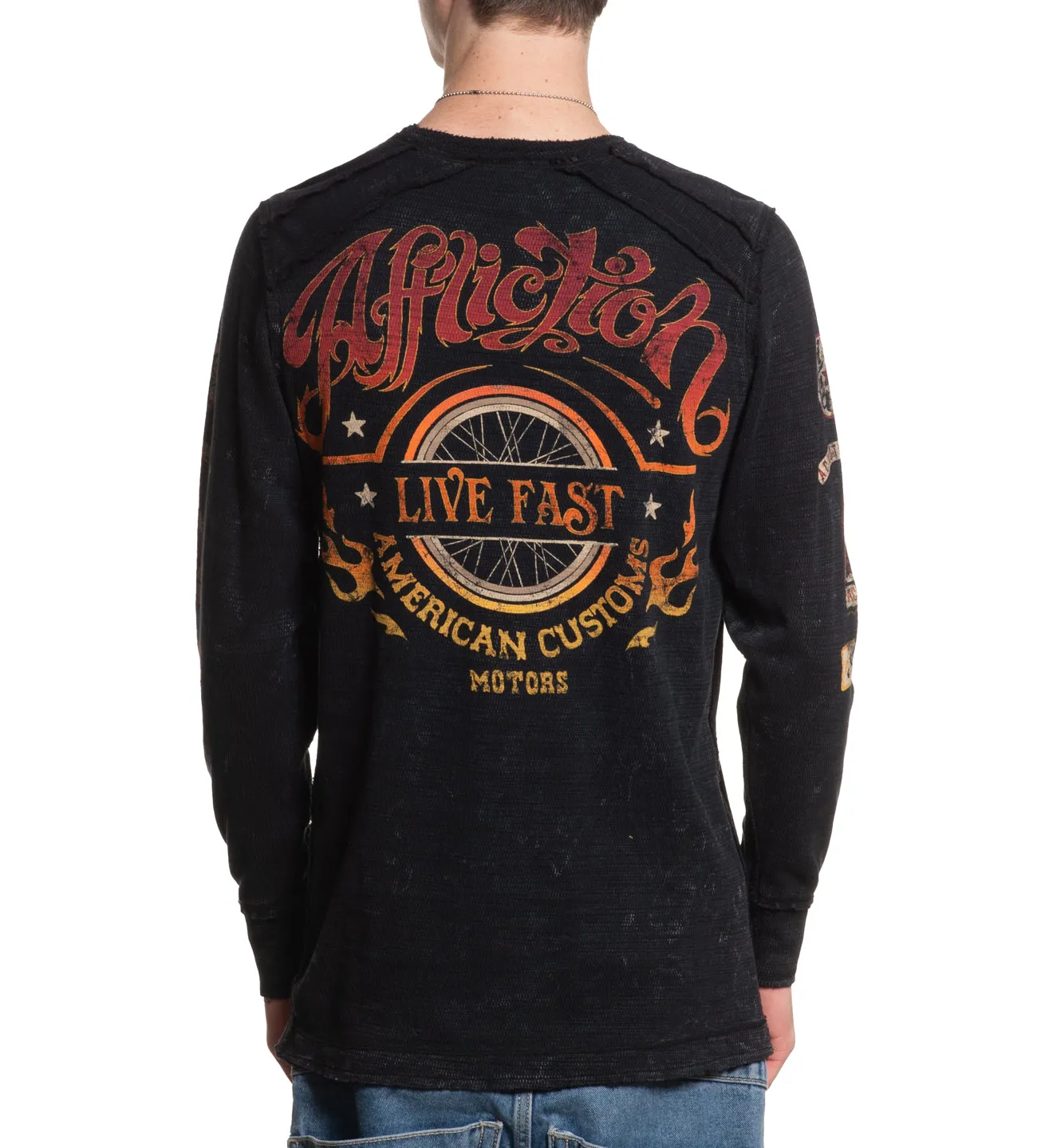 Dakota Hills Reversible Tee sold by Affliction product image thumbnail 4