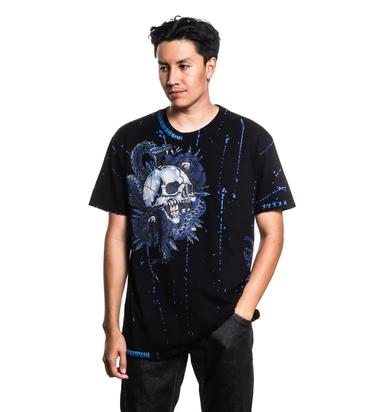 Caustic Shade Tee sold by Affliction product image thumbnail 3