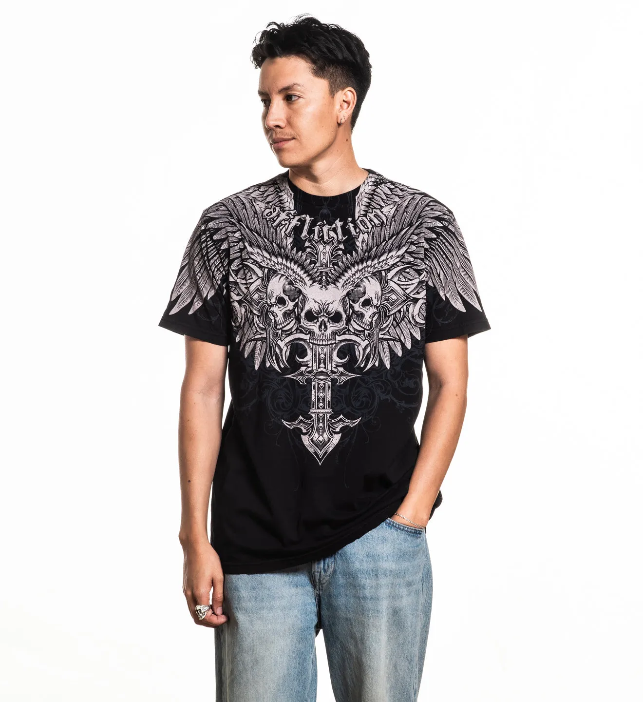 Elusive Afterlife Tee sold by Affliction product image thumbnail 4