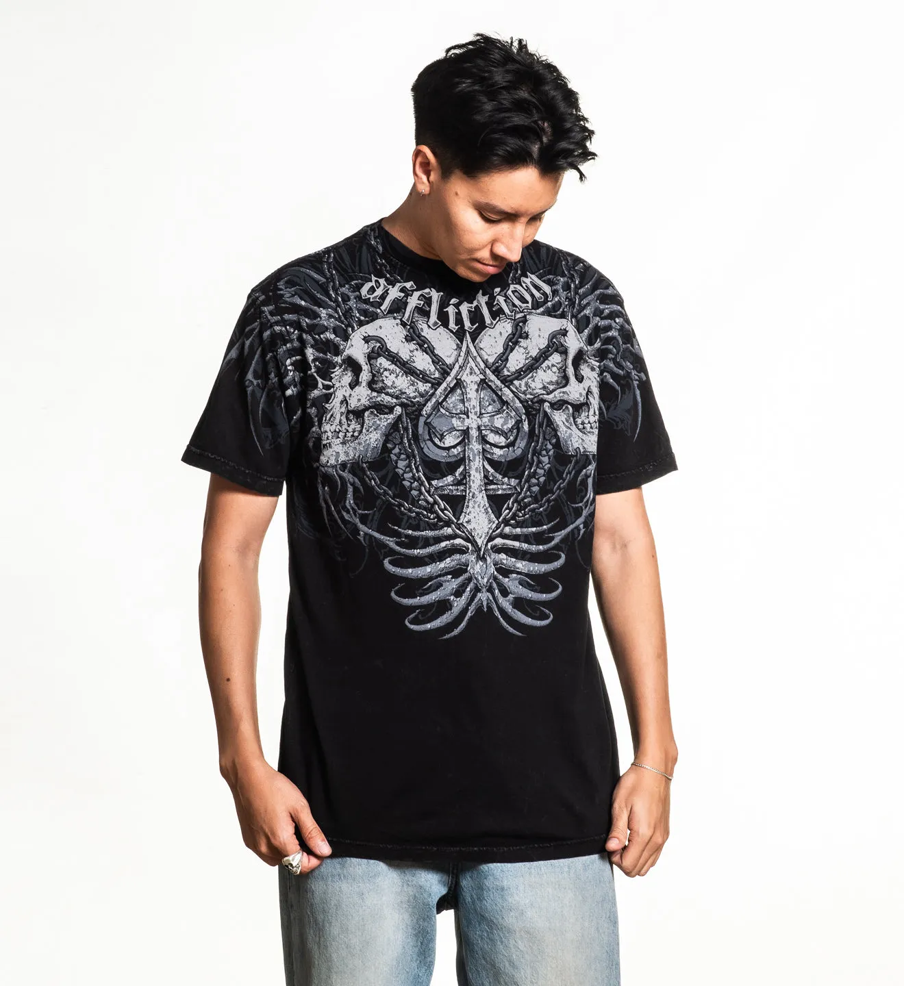 Charred Martyr Tee sold by Affliction product image thumbnail 5