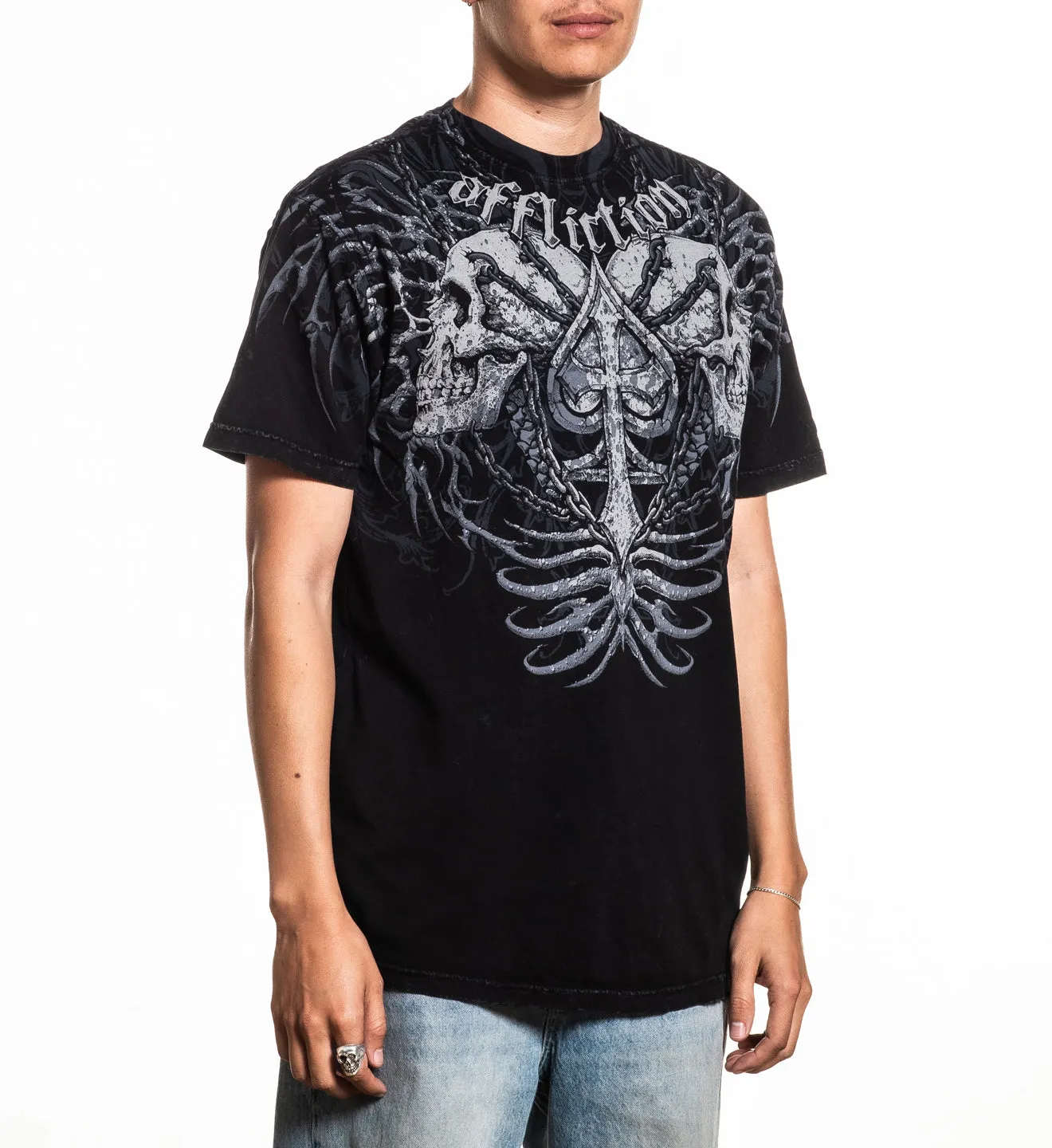 Charred Martyr Tee sold by Affliction product image thumbnail 3