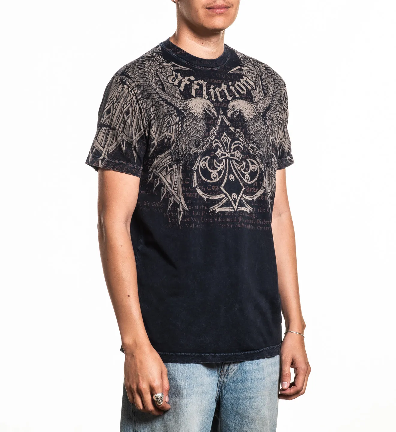 Skyward Crown Tee sold by Affliction product image thumbnail 4