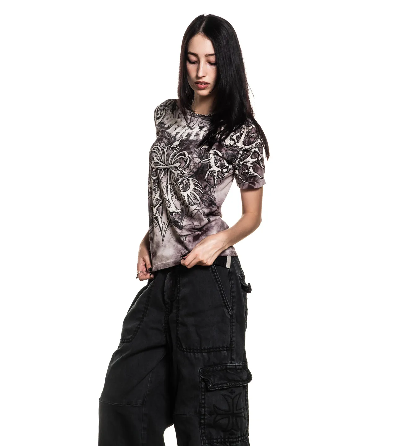 Skeleton Tee sold by Affliction product image thumbnail 4