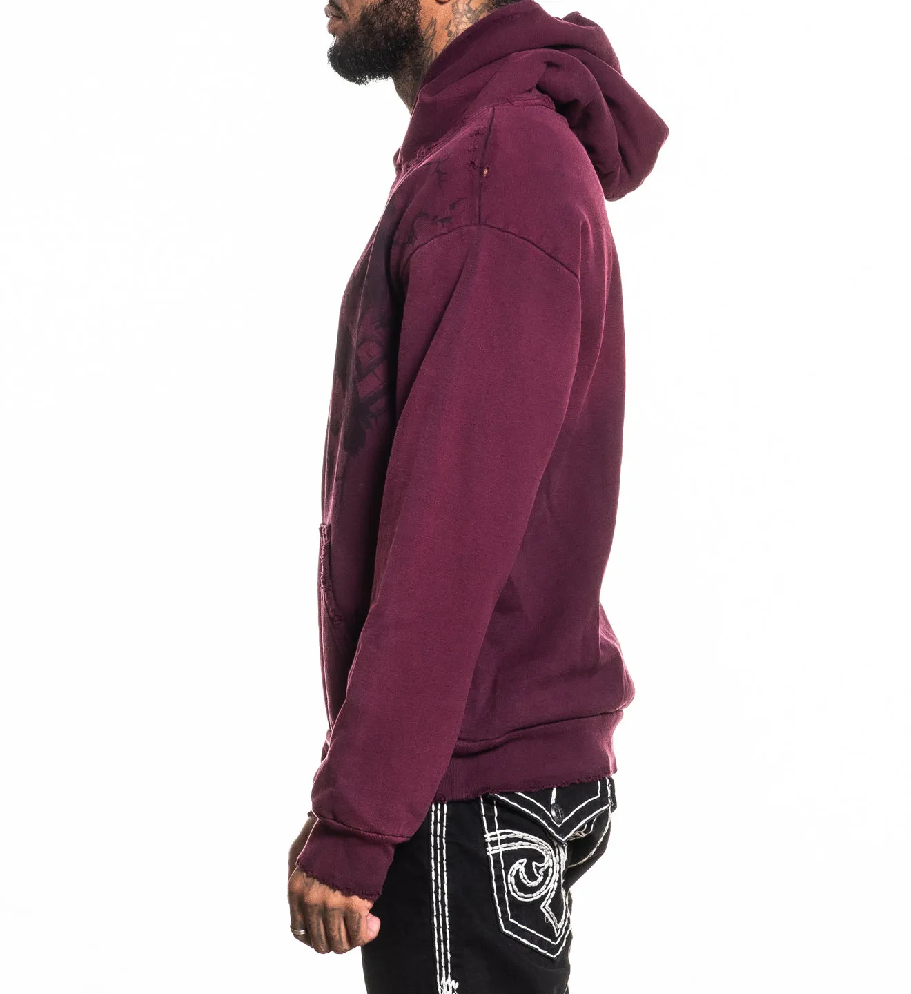 Crows Po Hood sold by Affliction product image thumbnail 3