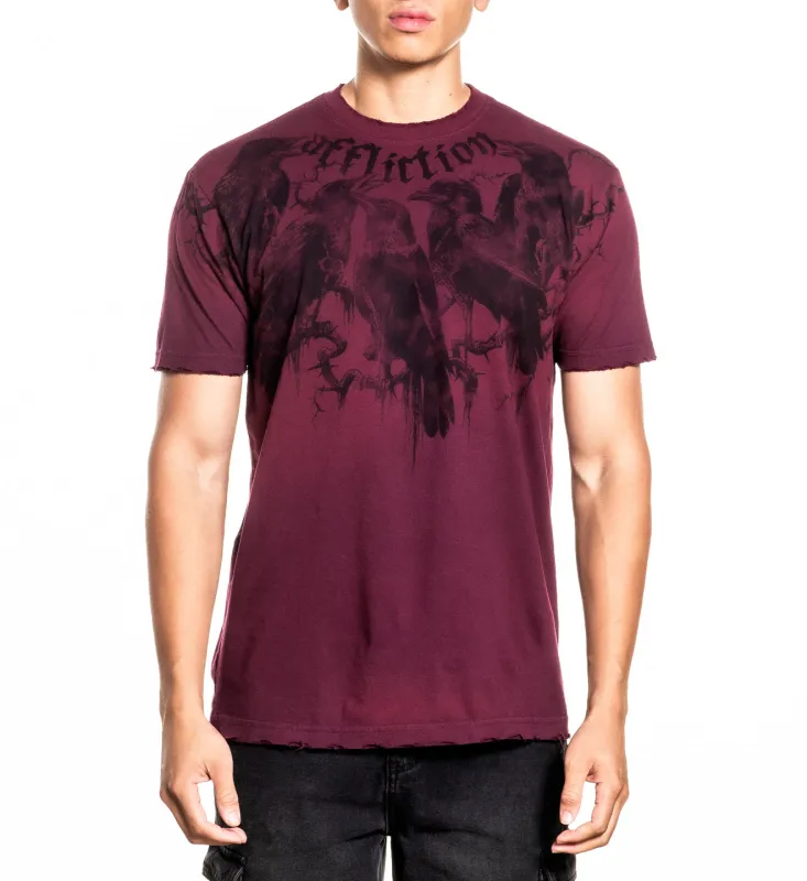 Crows Tee sold by Affliction