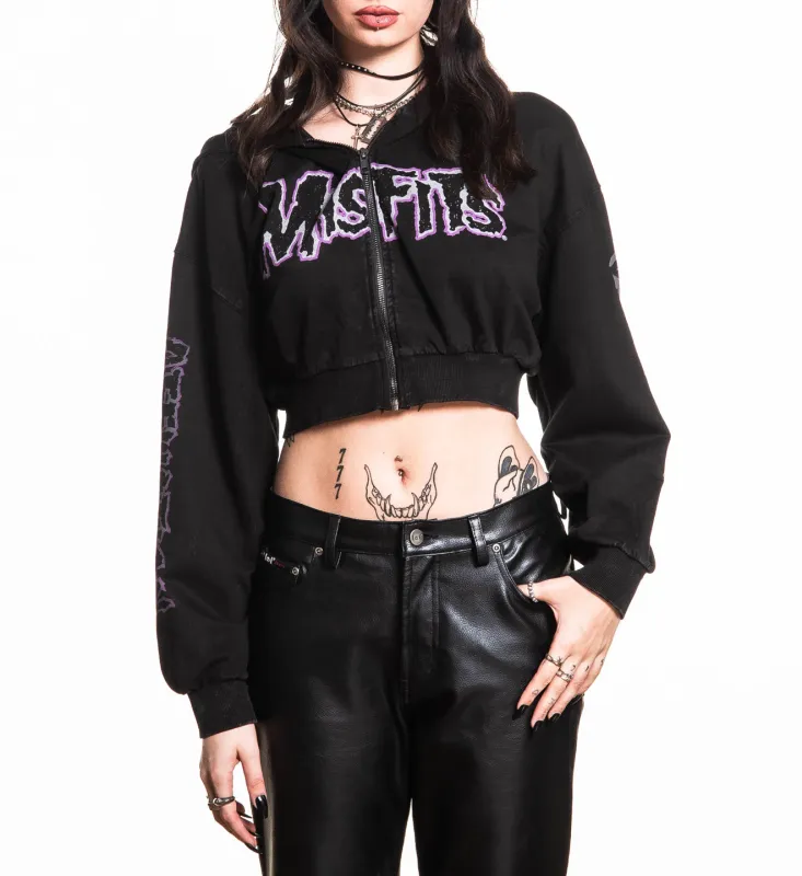 Misfits Crypt Zip Hood sold by Affliction
