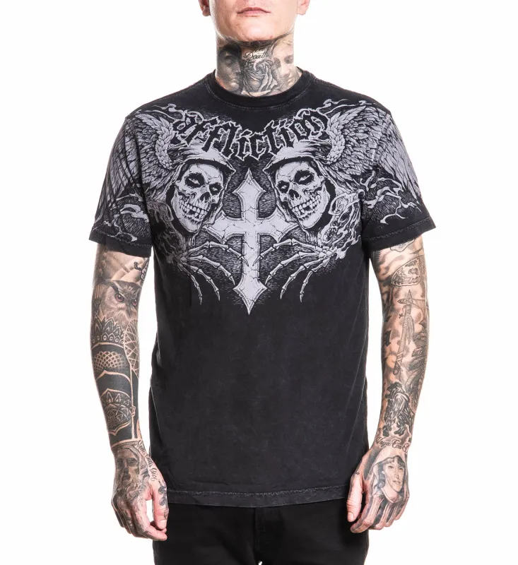 Misfits Wings Tee sold by Affliction