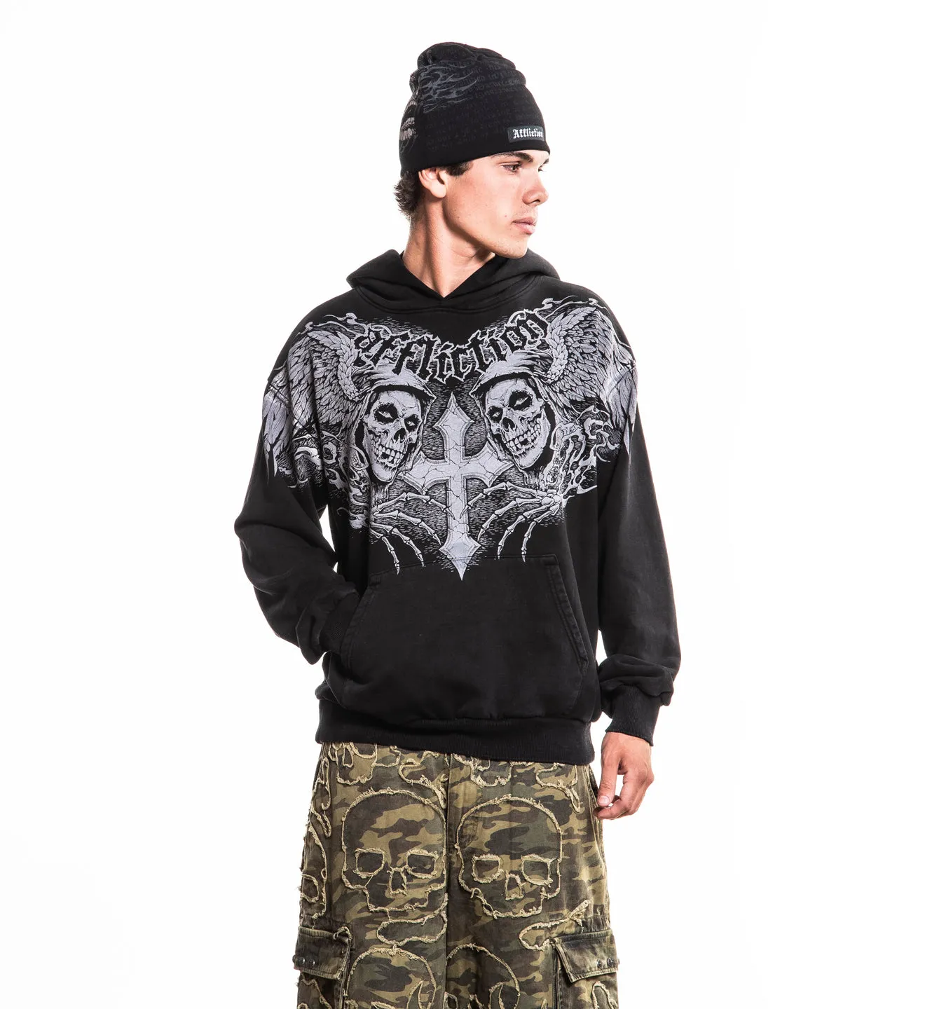 Misfits Wings PO Hood sold by Affliction product image thumbnail 5